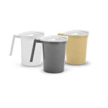Medline Non-Insulated Plastic Pitcher with Lid
