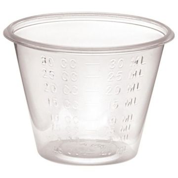 Medline Graduated Plastic Medicine Cups, Non-Sterile
