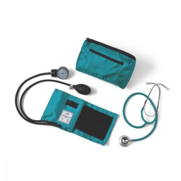 Medline Compli-Mates Dual Head Aneroid Sphygmomanometer Combination Kits