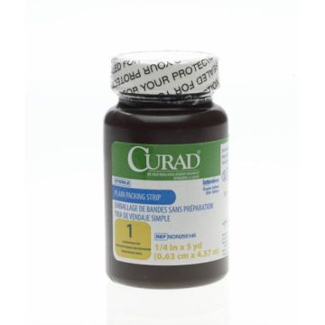 Curad 1/4 in x 5 yd Sterile Packing Strips - NON255145