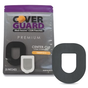 CoverGuard Med-hesive Omnipod 5 Insulin Pod CGM Patches, center cut