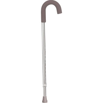 Drive Aluminum Round Handle Adjustable Cane with Foam Grip