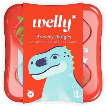 Welly Bravery Badges - dinosaur print