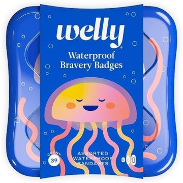 Welly Waterproof Bravery Badges - jellyfish print