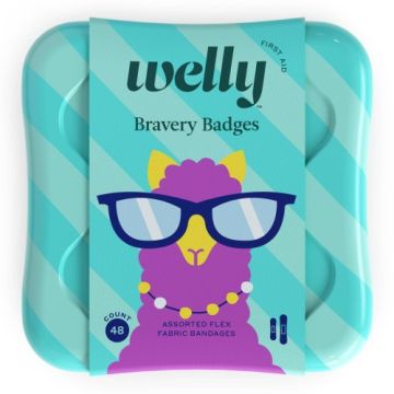 Welly Bravery Badges - peculiar pets print