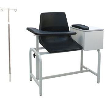 Blood Draw Chair with IV Pole Attachment
