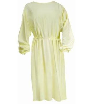 Yellow NonSterile Protective Procedure Gown
