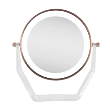 Zadro Two-Sided LED Lighted Vanity Swivel Mirror in Acrylic Base