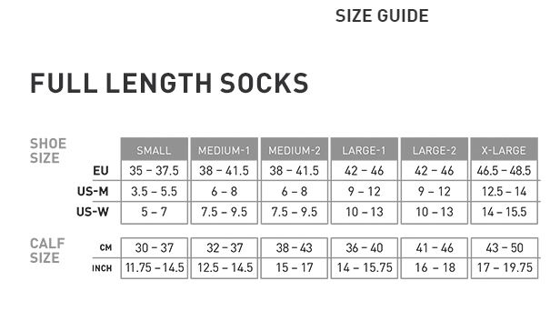 Compression Sizing Chart