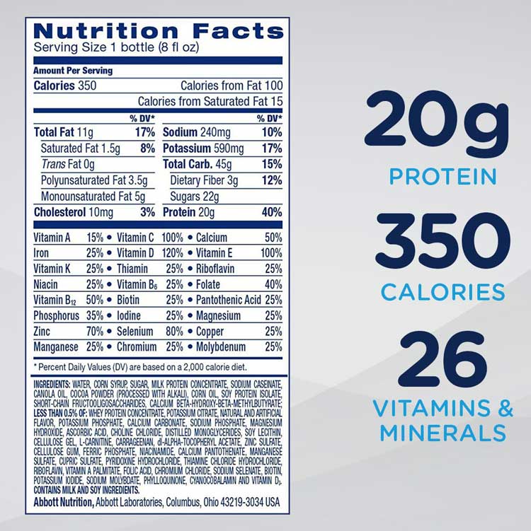 Ensure Enlive Advanced Nutrition Shake Vanilla, Strawberry, Chocolate