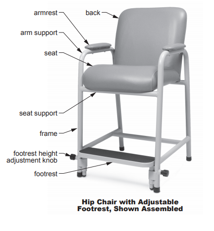 Everyday Hip Chair Features