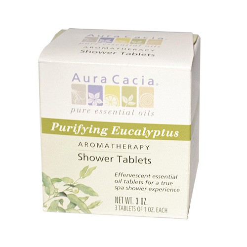 Aura Cacia Purifying Aromatherapy Eucalyptus Shower Tablets 0414367