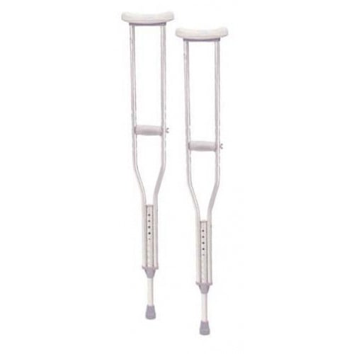 Drive Walking Crutches Aluminum with Comfortable Underarm Pad and Handgrip Vitality Medical