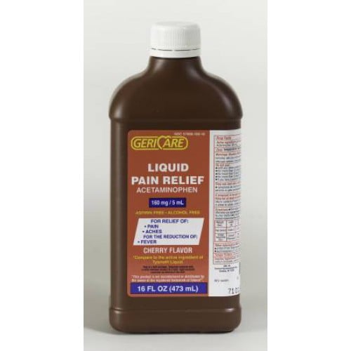 Children’s Liquid Acetaminophen 160 mg 16 oz BUY GeriCare BUY Liquid
