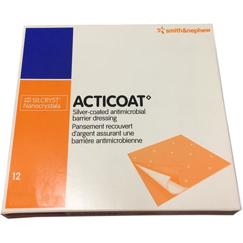 Acticoat Silver Coated Antimicrobial Barrier Dressings By Smith