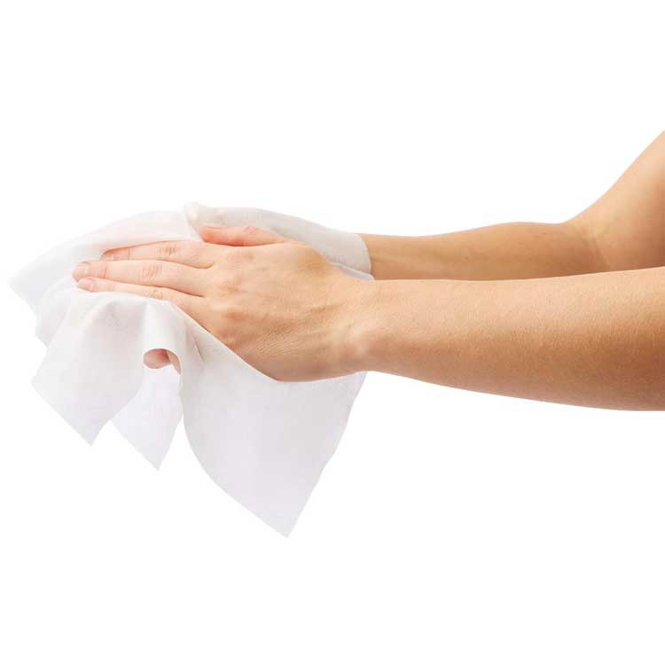 Medline Ultrasoft Disposable Dry Cleansing Cloth Wipe