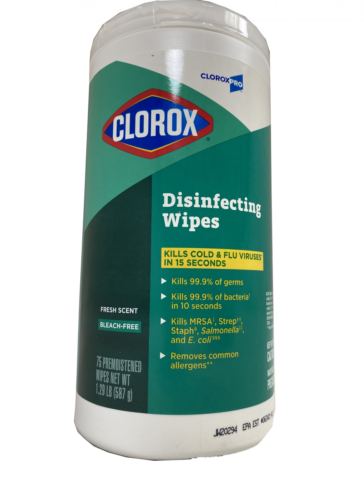 Clorox Disinfecting Wipes & Pro Wipes BleachFree Fresh Scent 15949