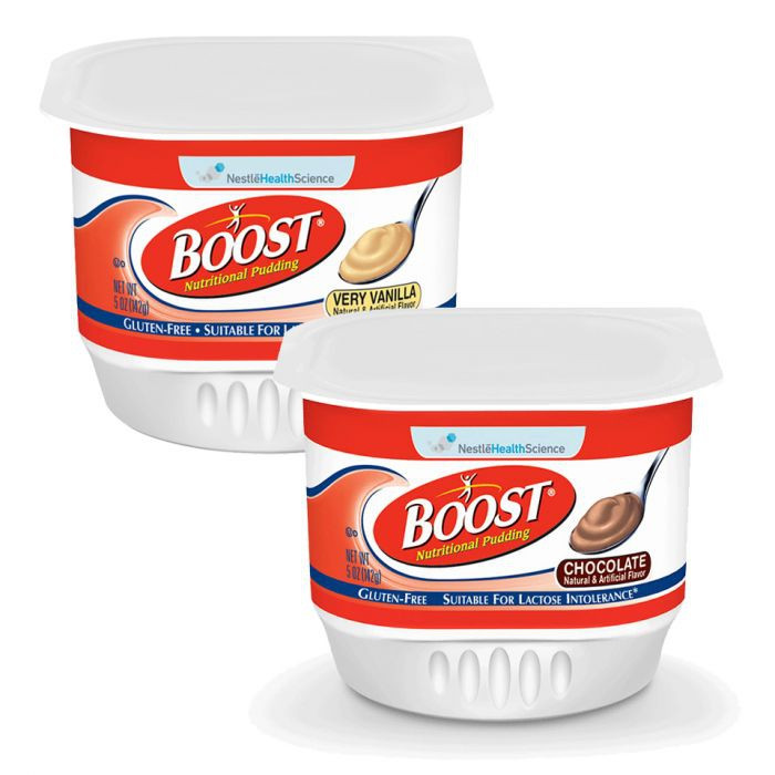 Nestle Boost Pudding Vanilla, Chocolate 5 oz Cup Vitality Medical