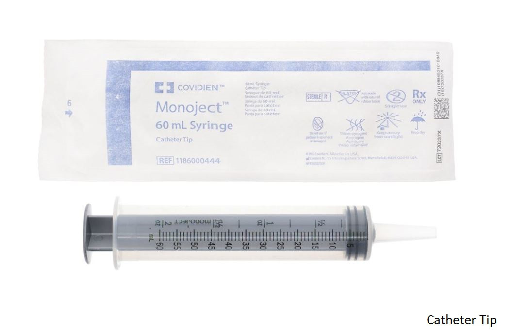Cardinal Health Monoject 60mL Syringes Cath, Reg, Luer, Toom