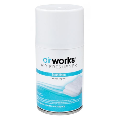 AirWorks Metered Aerosol Air Fresheners Neutrilizer, Vanilla, Linen