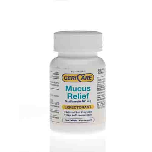 GeriCare Pharmaceuticals Guaifenesin Mucas Relief Tablets 27501
