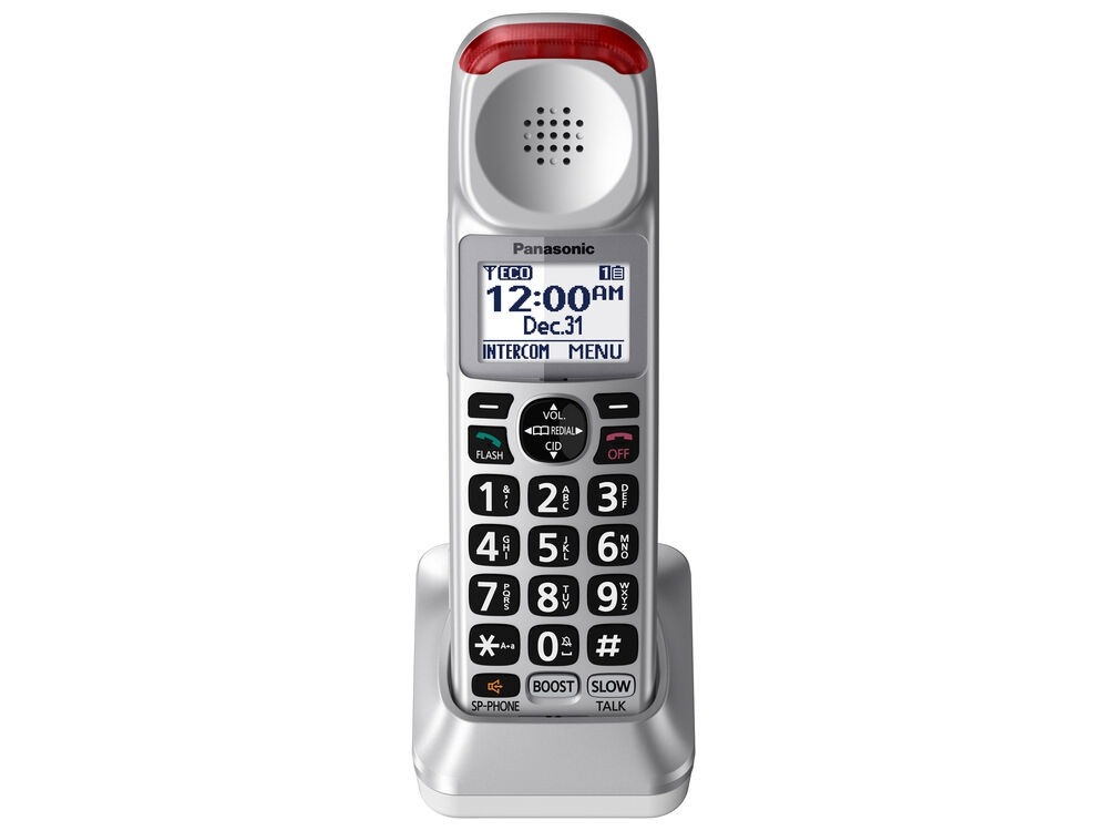 [Ships Free] Panasonic Amplified Cordless Phone with Answering Machine Base Vitality Medical