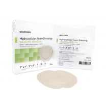 Adhesive Foam Dressing Silicone Adhesive 7 x 7 Inch Sacral  Sterile