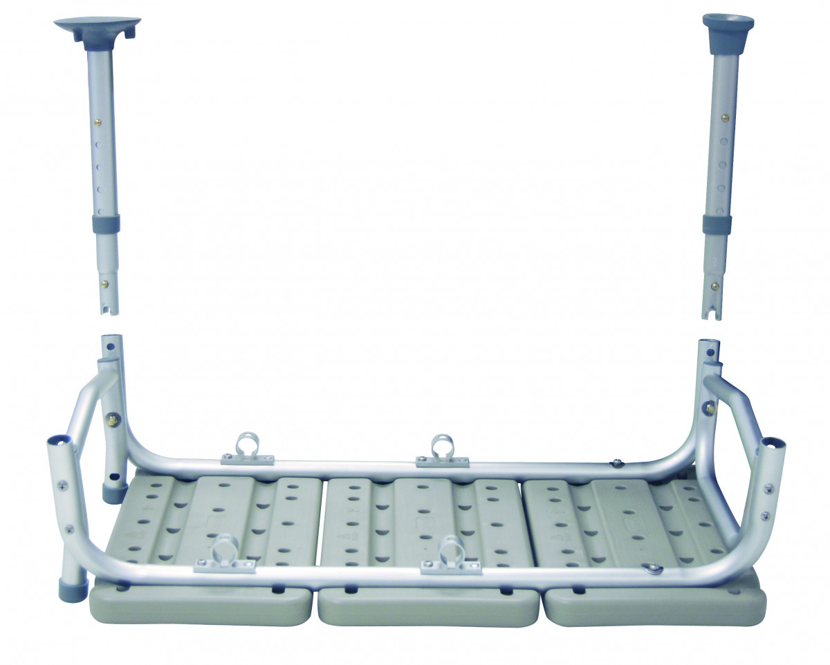 Plastic Transfer Bench with Adjustable Backrest - Drive 12011KD-1 ...