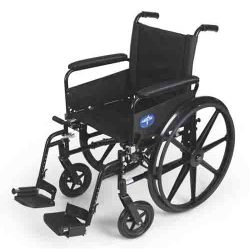 MedLine K4 ExtraWide Lightweight Wheelchair w/Removable DeskLength