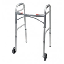 McKesson Folding Walker with Adjustable Height (146-10210-4)