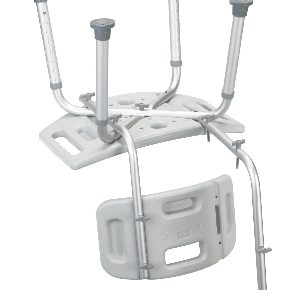 Drive Medical RTL12203KDR, RTL12202KDR Shower Bench Deluxe KD without