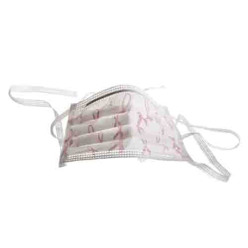MedLine Pink Ribbon Surgical Face Mask NONRIBBON