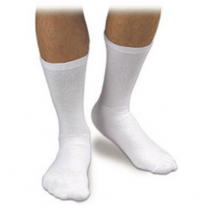 Activa CoolMax Athletic Crew Compression Socks 20-30 mmHg, White