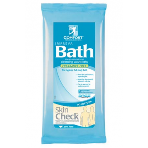 Sage Comfort Impreva Bath Cleansing Washcloths 7987 7988