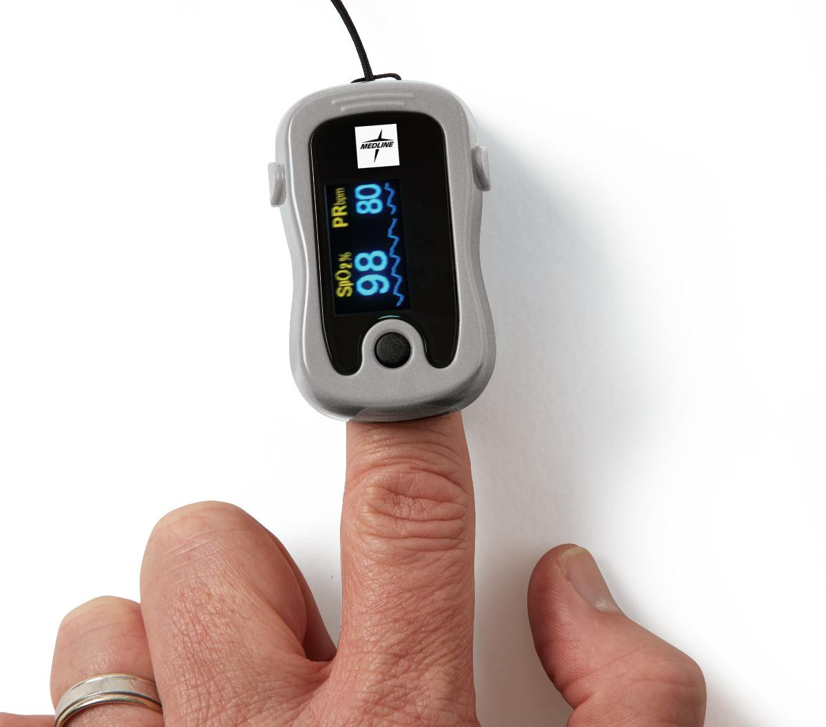 MedLine PulSTAT Finger Pulse Oximeter HCSM70D Vitality Medical