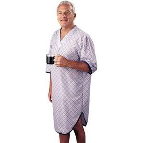 mens sleeping gown and cap