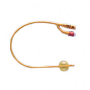 Rusch Gold Silicone Coated 2 Way Foley Catheter