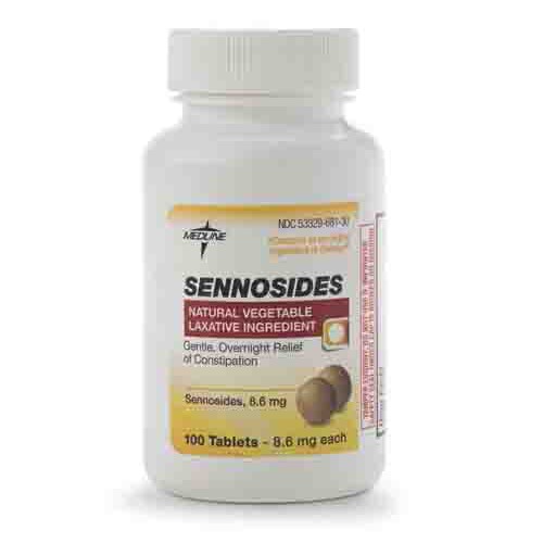 MedLine Senna Natural Vegetable Laxative Tablets | OTC45101