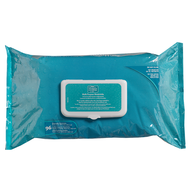 Hygea Multipurpose Washcloths Professional Disposables J14108, J21396