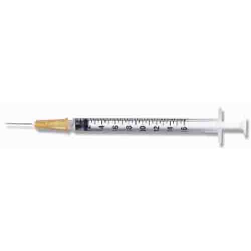 1 mL Slip Tip Syringe with Needle by Becton Dickinson