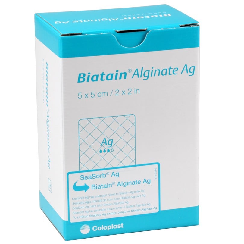 Coloplast Biatain Alginate Ag Wound Dressings with Silver Vitality Medical