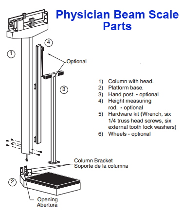 Detecto 439 Physician Beam Scale