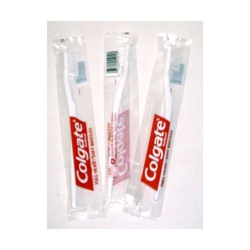 individually wrapped toothbrushes with toothpaste