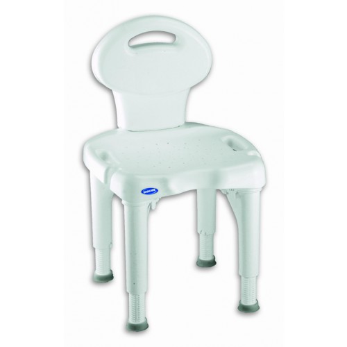 Invacare Supply Group Shower Chair with Microban with Back 9781 9781M