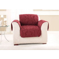 Matelasse Damask Chair Furniture Cover