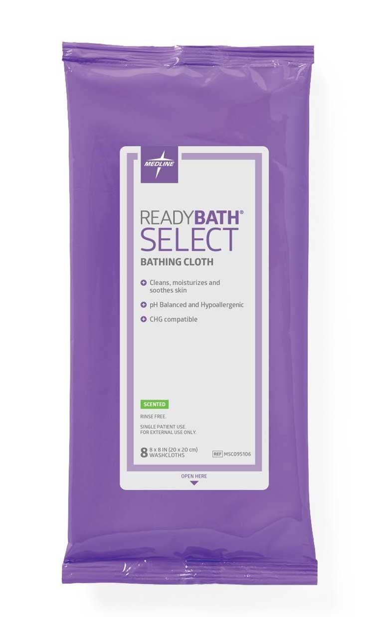 MedLine ReadyBath SELECT Antibacterial Cleansing Cloths (Scented