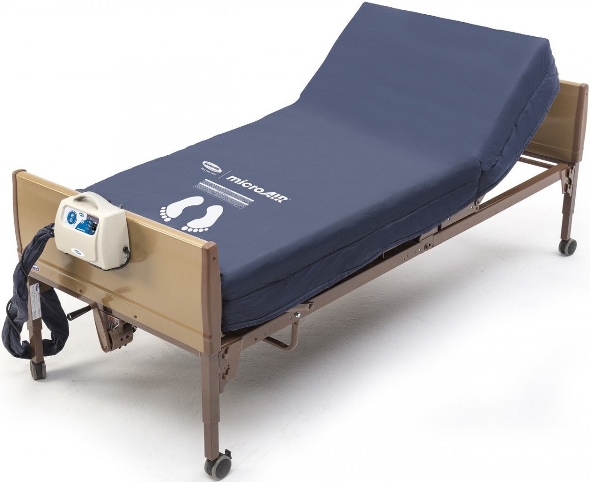 hospital grade low air loss mattress system