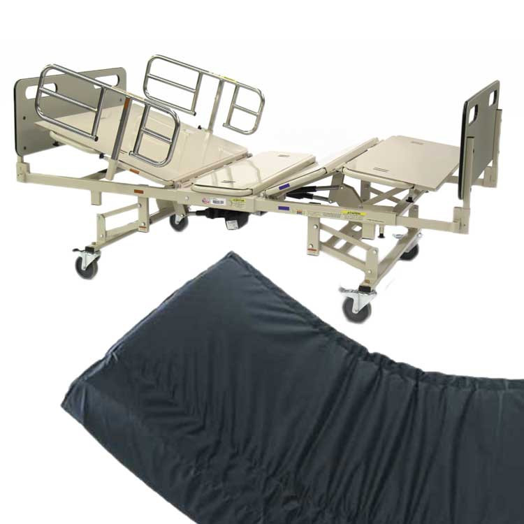 Invacare BAR750 Bariatric Bed Heavy Duty Full Electric Hospital Bundle