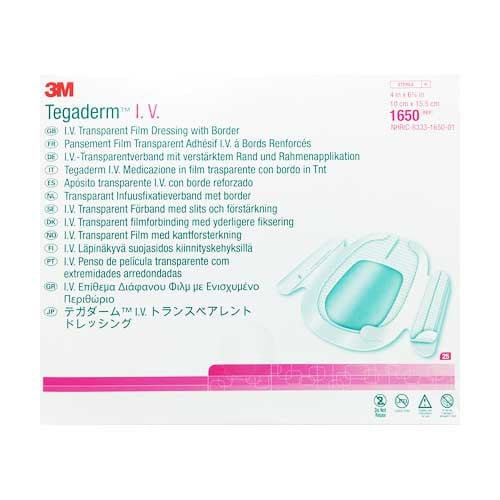 Tegaderm IV 1610 Transparent Dressing by 3M 2 x 21/4