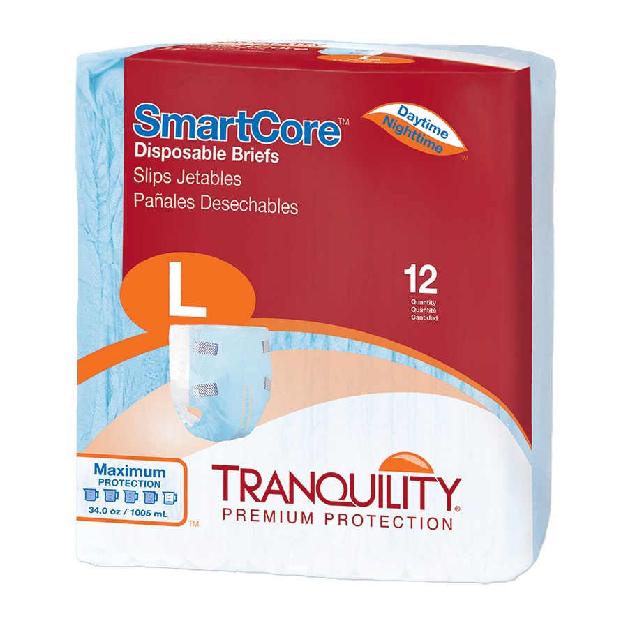 [Ships Free] Tranquility SmartCore Disposable Briefs S/M/L/XL/2XL